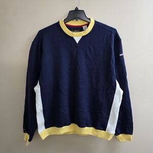 Vintage Andretti Sport Navy Pullover Sweatshirt Mario Andretti Race Car XL